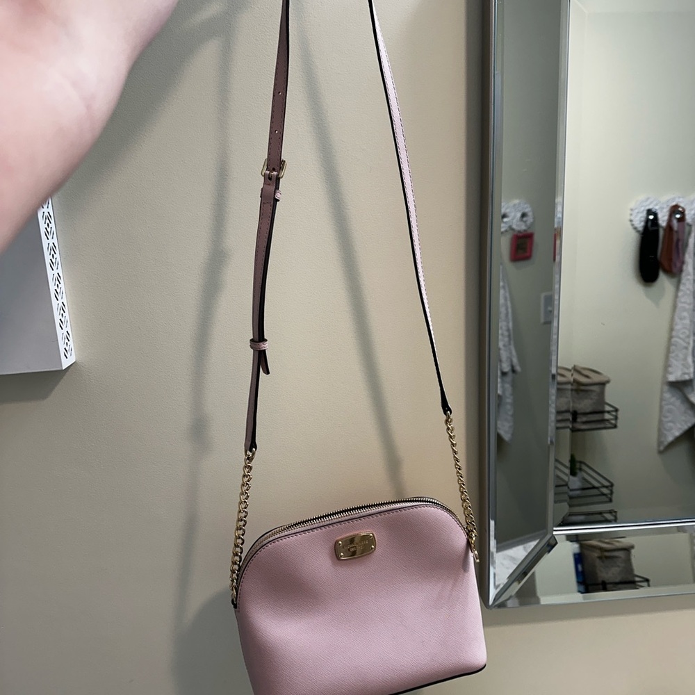 Elegant Pink Crossbody Bag